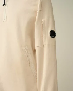 Homme C.P. Company Sweat-Shirts^Diagonal Raised Fleece Zipped Sweatshirt