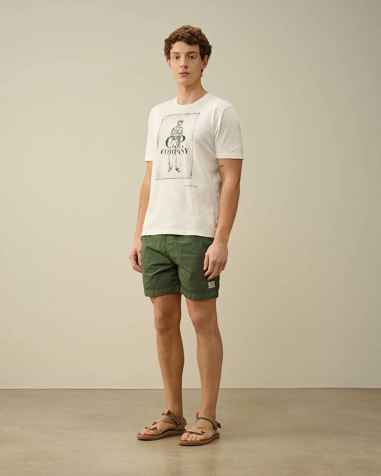 Homme C.P. Company Vêtements De Plage^Eco-Chrome R Short Swim Shorts