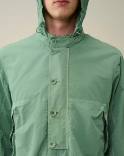 Homme C.P. Company Surchemises^Flatt Nylon Goggle Overshirt