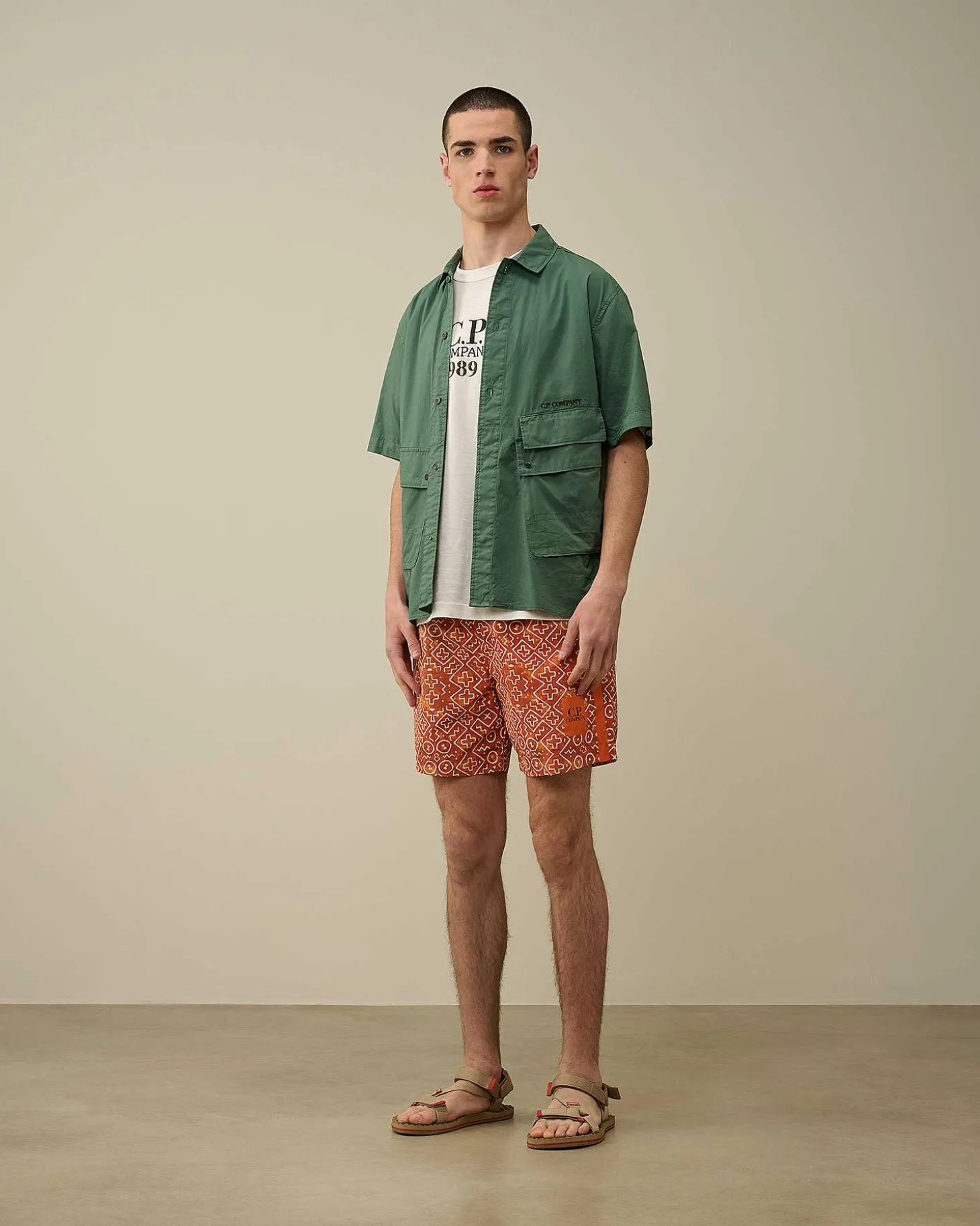 Homme C.P. Company Vêtements De Plage^Flatt Nylon Swim Shorts