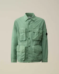 Homme C.P. Company Surchemises^Flatt Nylon Utility Overshirt