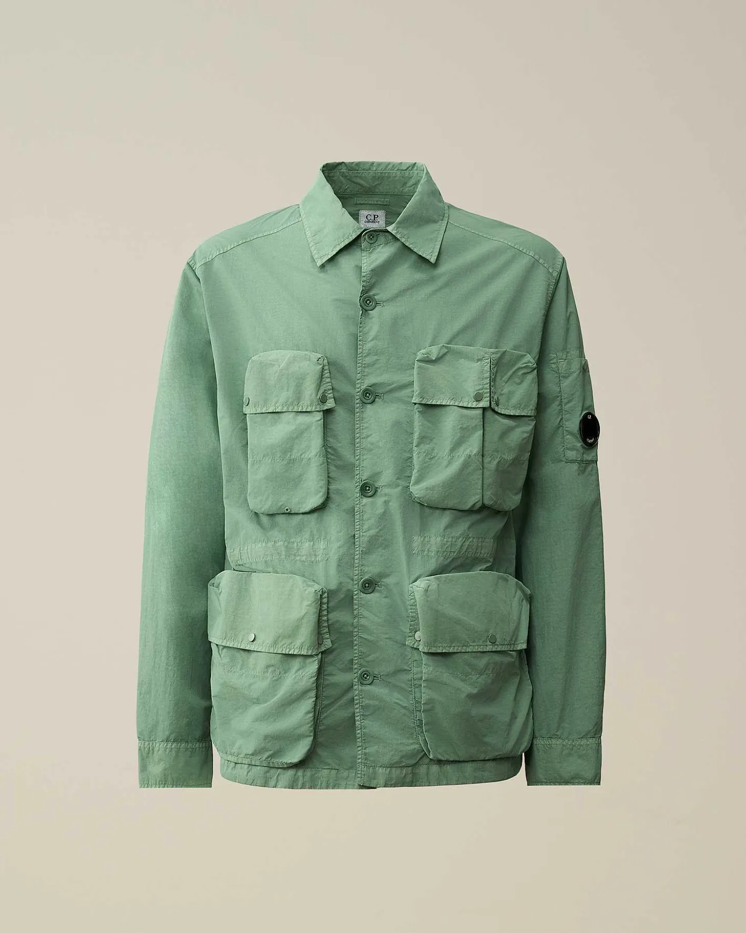Homme C.P. Company Surchemises^Flatt Nylon Utility Overshirt