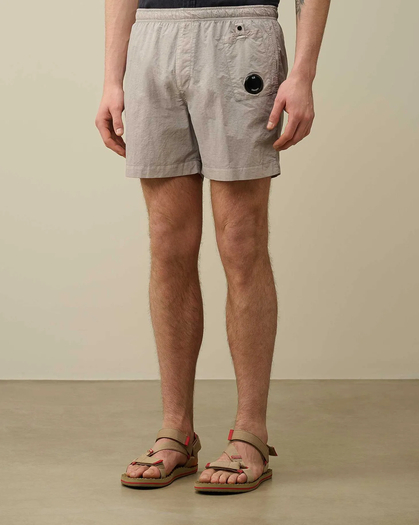 Homme C.P. Company Vêtements De Plage^Flatt Nylon Utility Swim Shorts