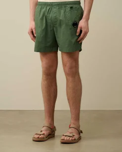 Homme C.P. Company Vêtements De Plage^Flatt Nylon Utility Swim Shorts