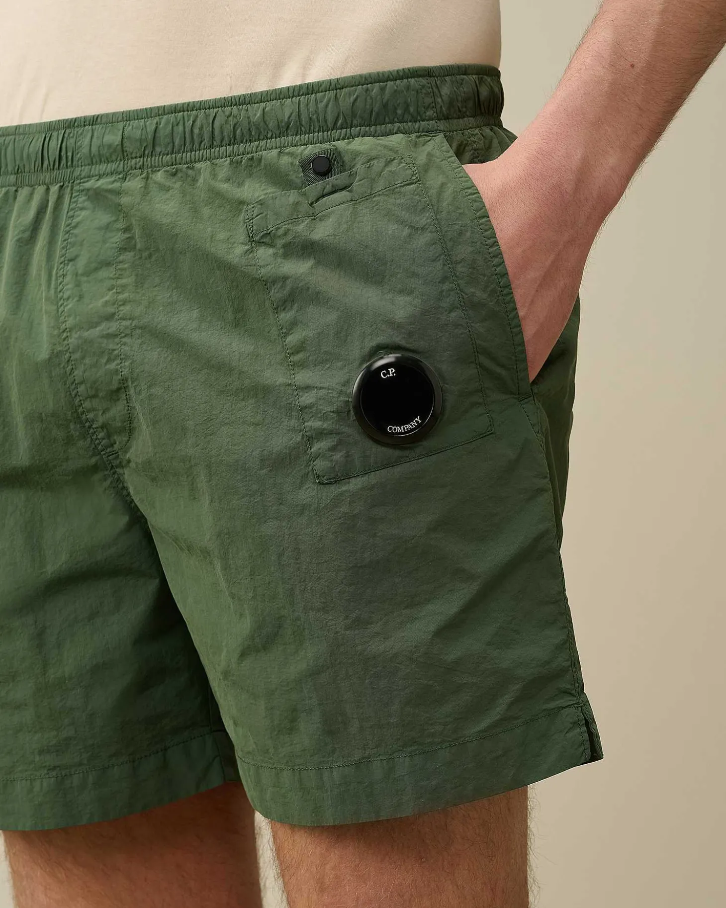 Homme C.P. Company Vêtements De Plage^Flatt Nylon Utility Swim Shorts