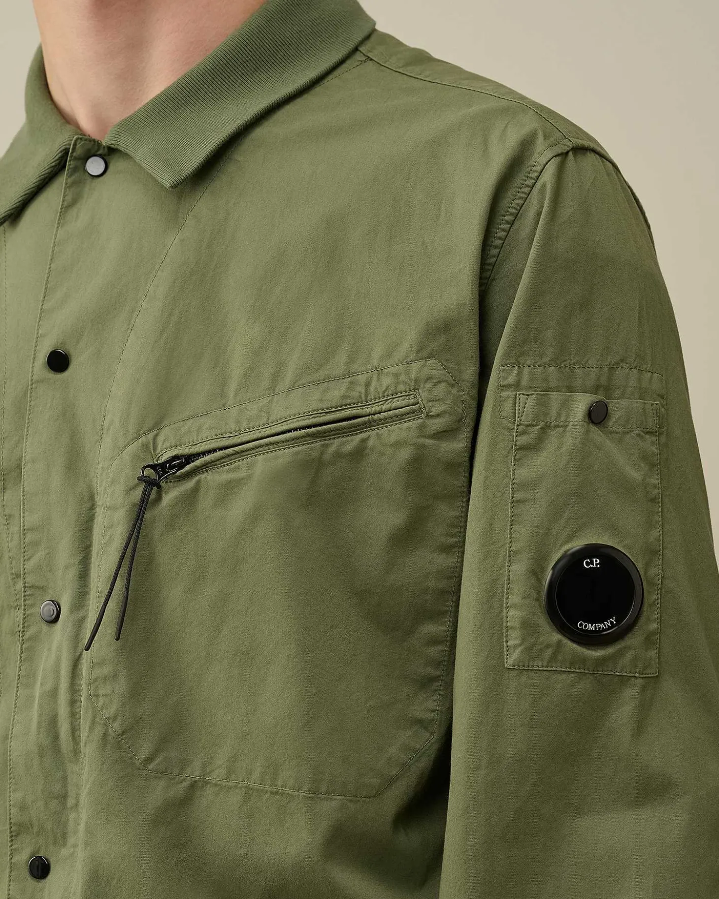Homme C.P. Company Chemises^Gabardine Buttoned Shirt