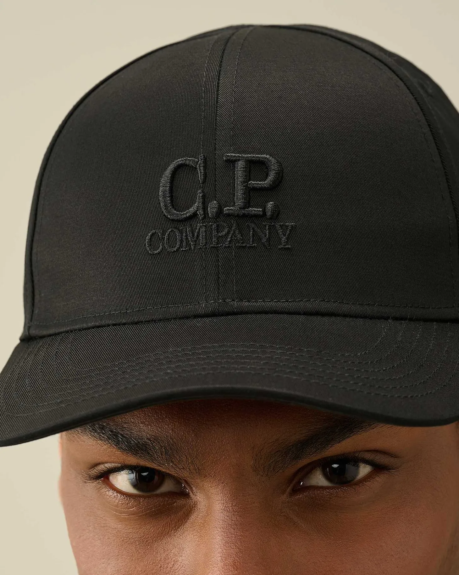 Homme C.P. Company Chapeaux^Gabardine Logo Cap
