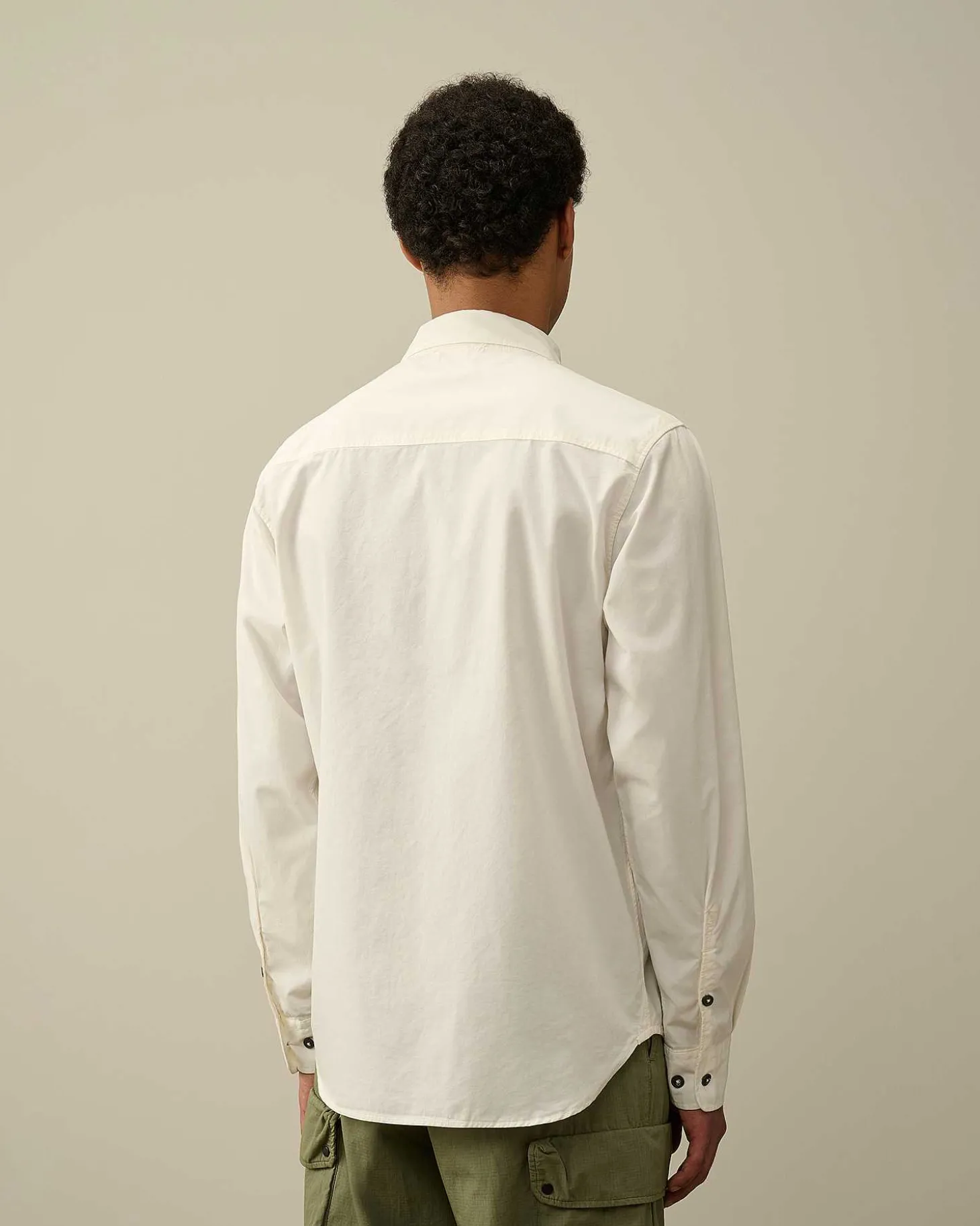 Homme C.P. Company Chemises^Gabardine Zipped Shirt