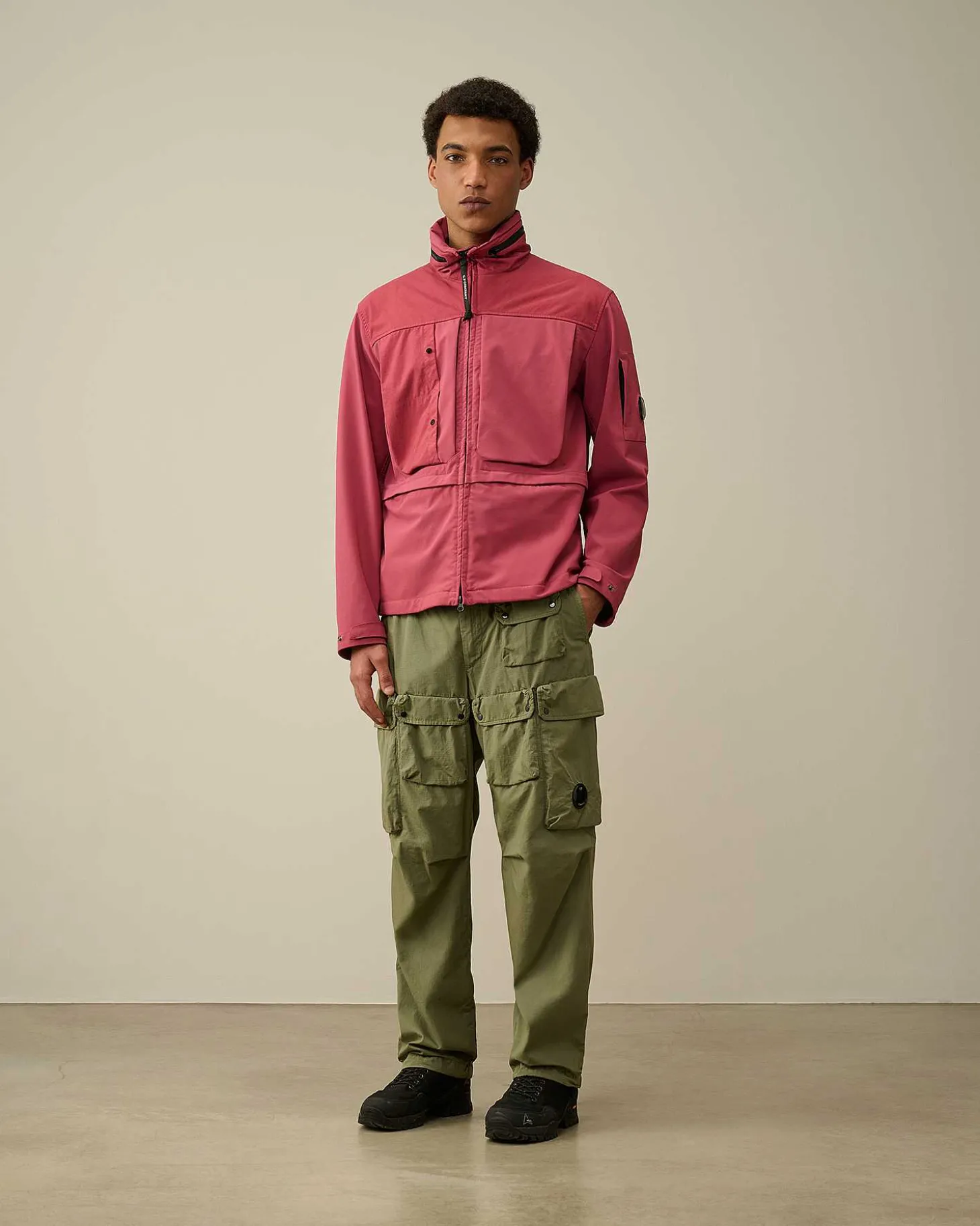 Homme C.P. Company Vestes Et Manteaux^G.D. Shell Mixed Jacket