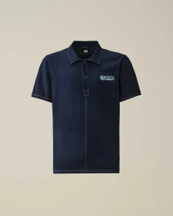 Homme C.P. Company T-Shirts Et Polos^Indigo Jersey Polo Shirt