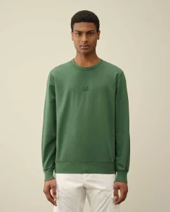 Homme C.P. Company Sweat-Shirts^Light Fleece Logo Sweatshirt