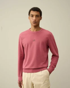 Homme C.P. Company Sweat-Shirts^Light Fleece Logo Sweatshirt