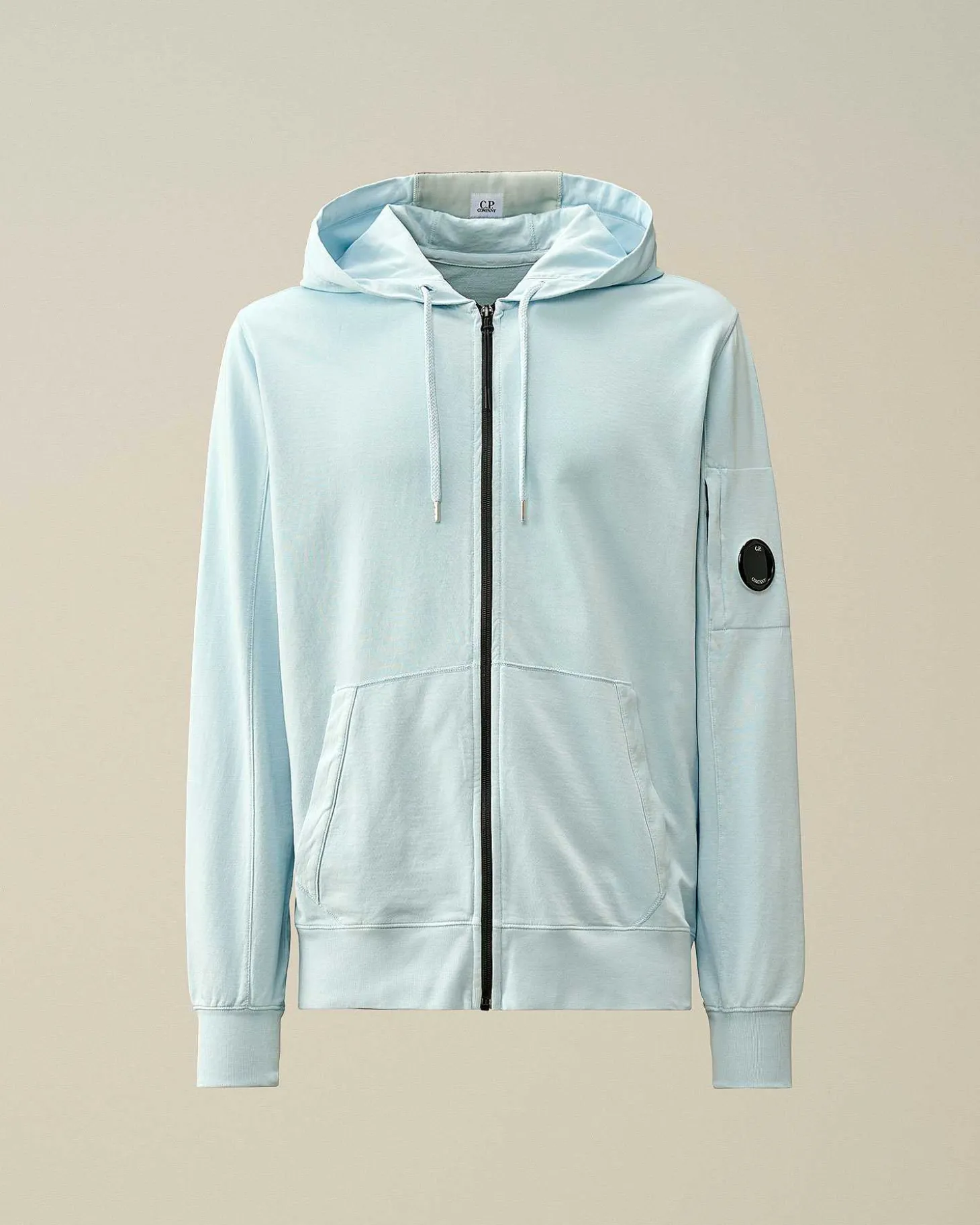 Homme C.P. Company Sweat-Shirts^Light Fleece Zipped Hoodie