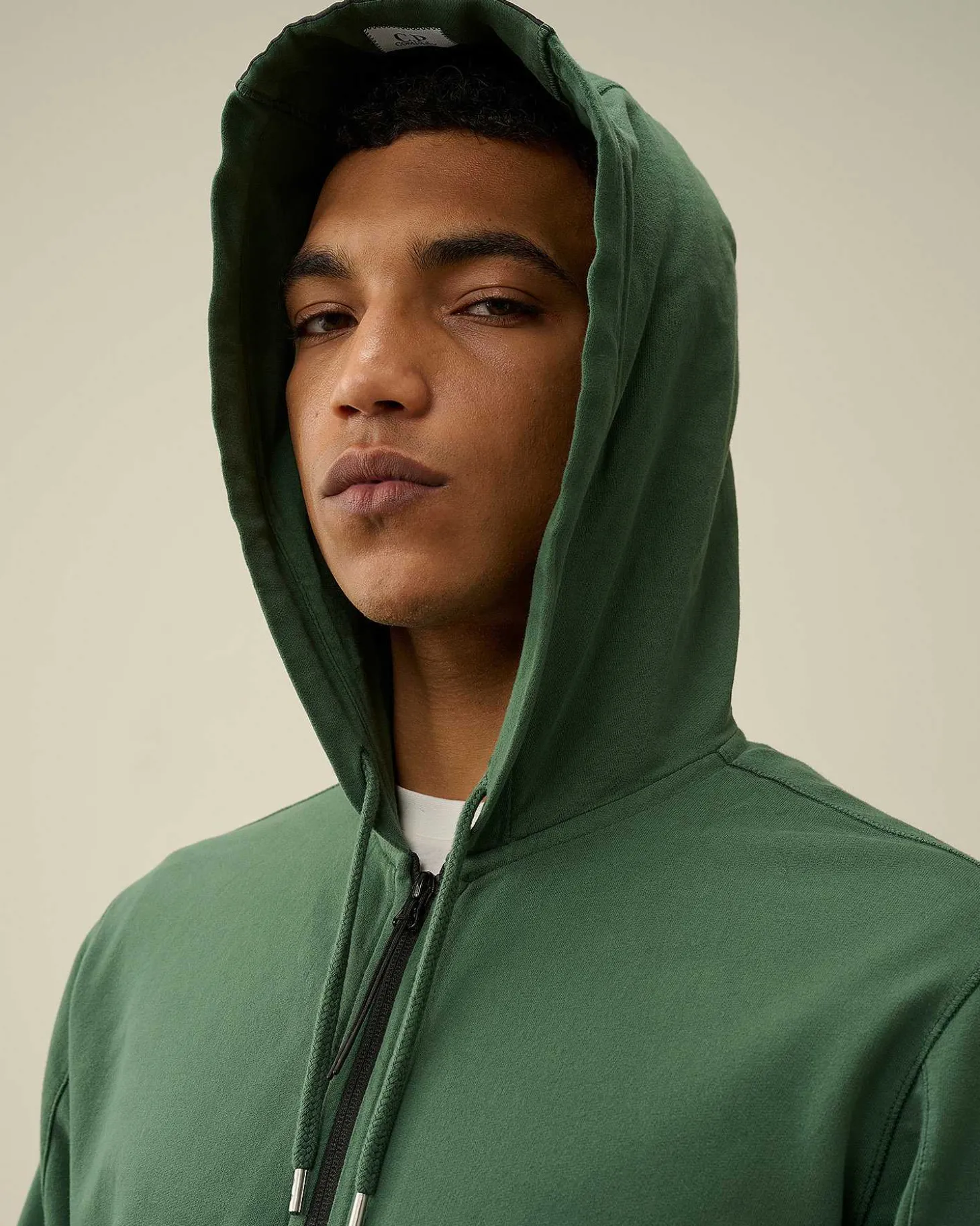 Homme C.P. Company Sweat-Shirts^Light Fleece Zipped Hoodie