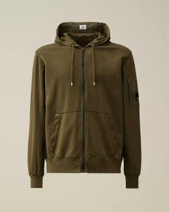 Homme C.P. Company Sweat-Shirts^Light Fleece Zipped Hoodie