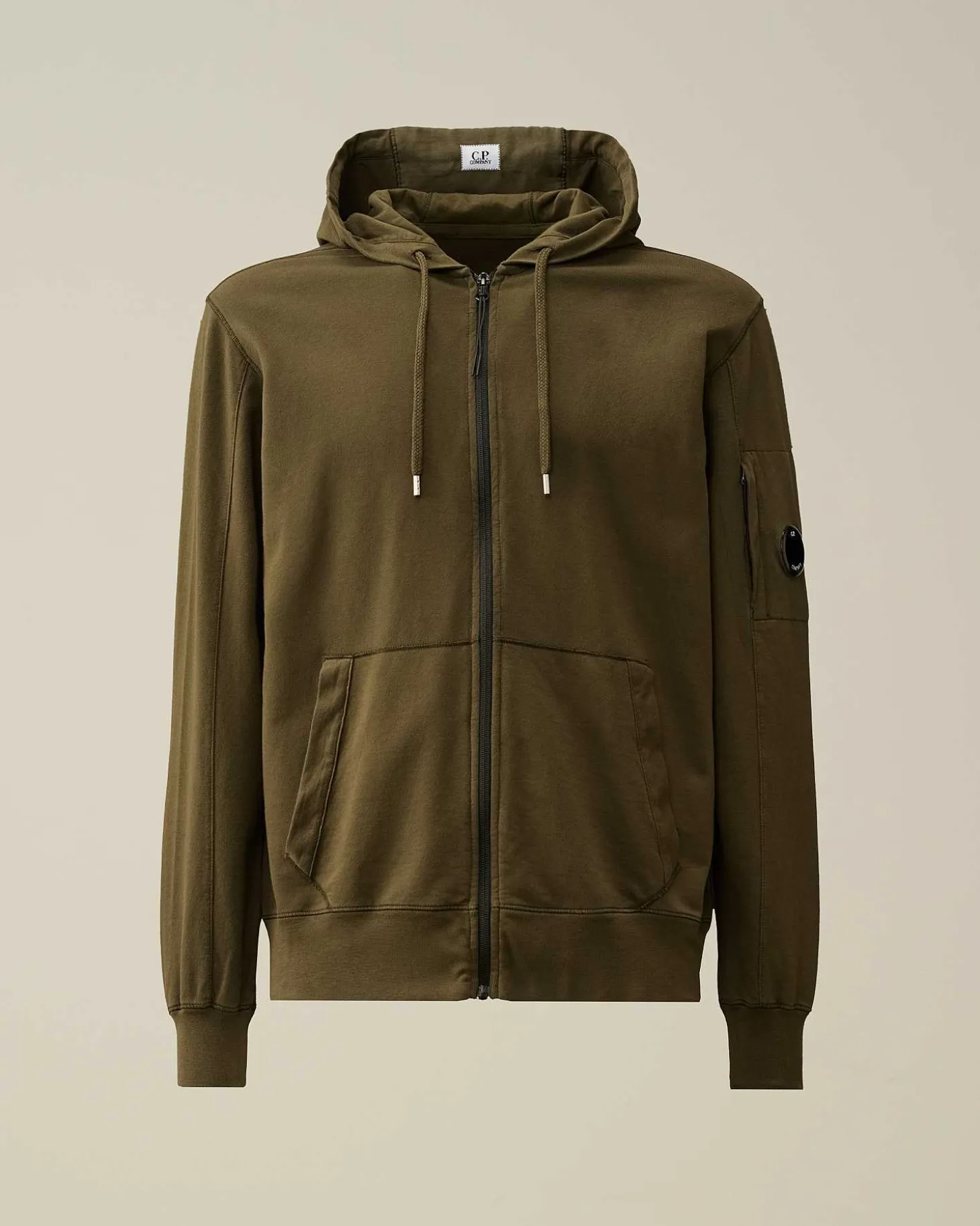 Homme C.P. Company Sweat-Shirts^Light Fleece Zipped Hoodie