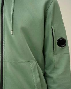 Homme C.P. Company Sweat-Shirts^Light Fleece Zipped Hoodie