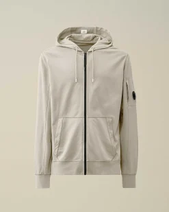 Homme C.P. Company Sweat-Shirts^Light Fleece Zipped Hoodie