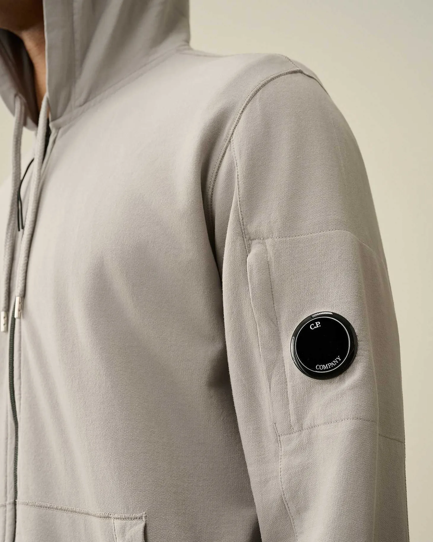 Homme C.P. Company Sweat-Shirts^Light Fleece Zipped Hoodie
