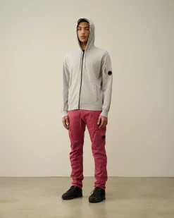 Homme C.P. Company Sweat-Shirts^Light Fleece Zipped Hoodie