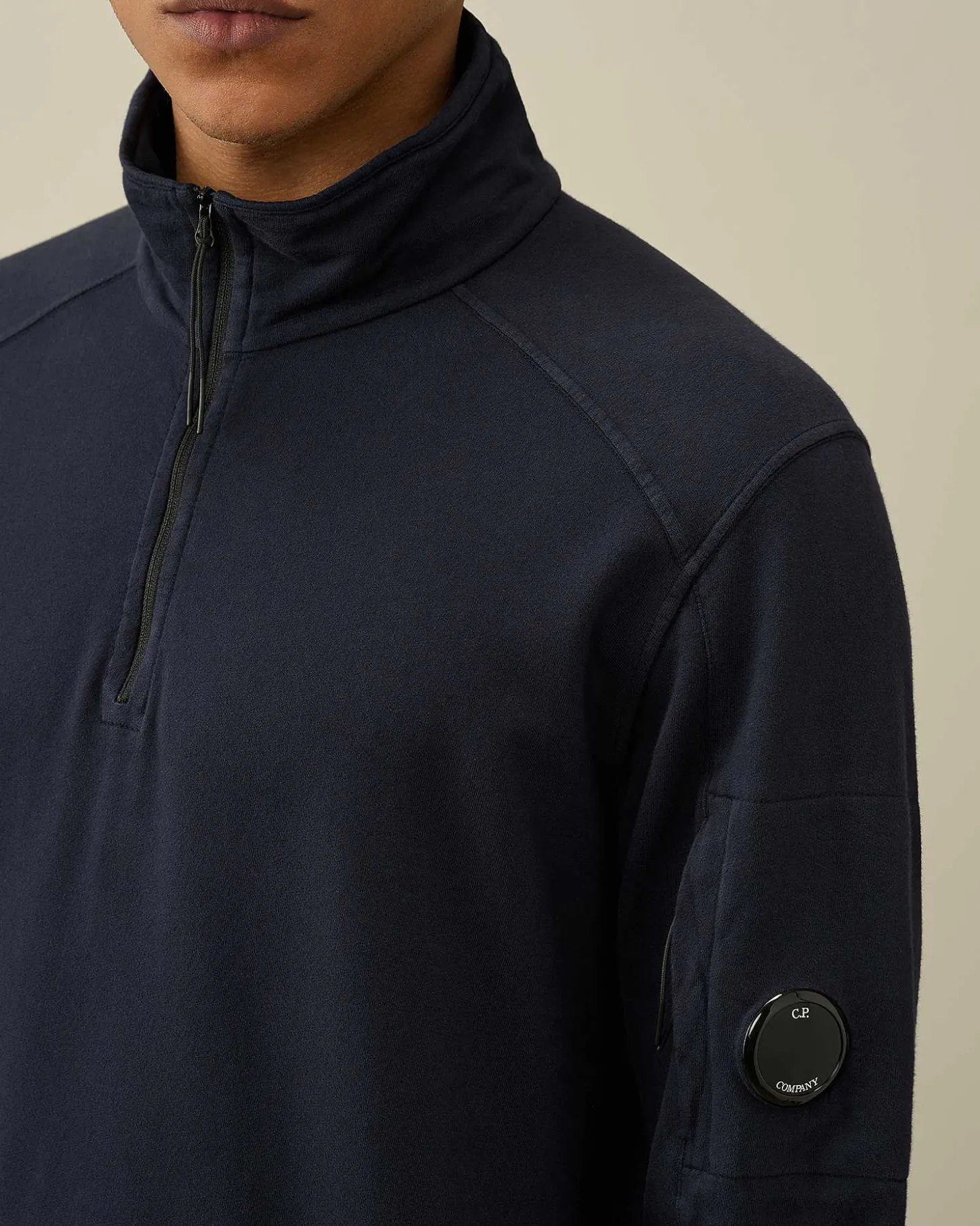 Homme C.P. Company Sweat-Shirts^Light Fleece Zipped Sweatshirt