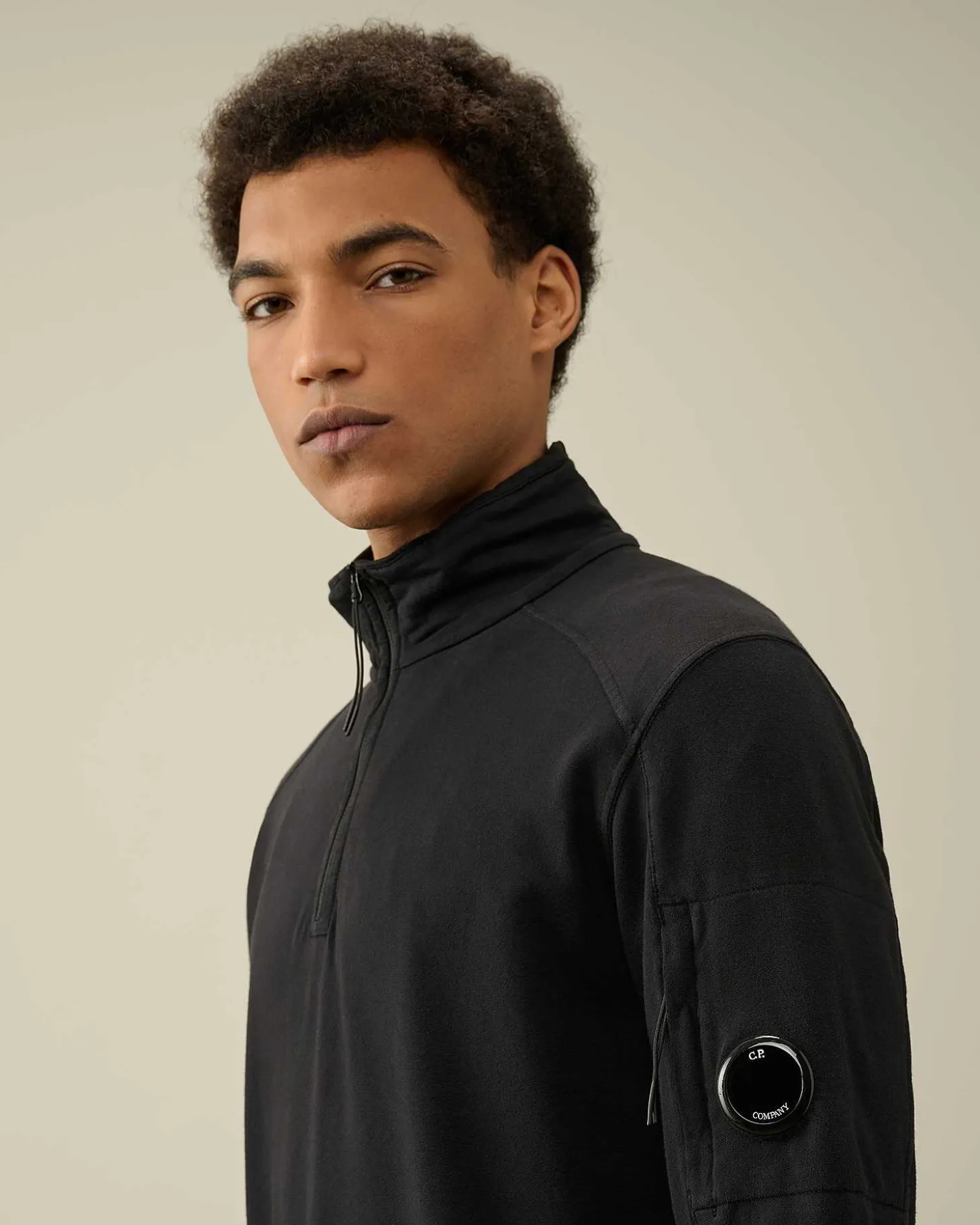 Homme C.P. Company Sweat-Shirts^Light Fleece Zipped Sweatshirt