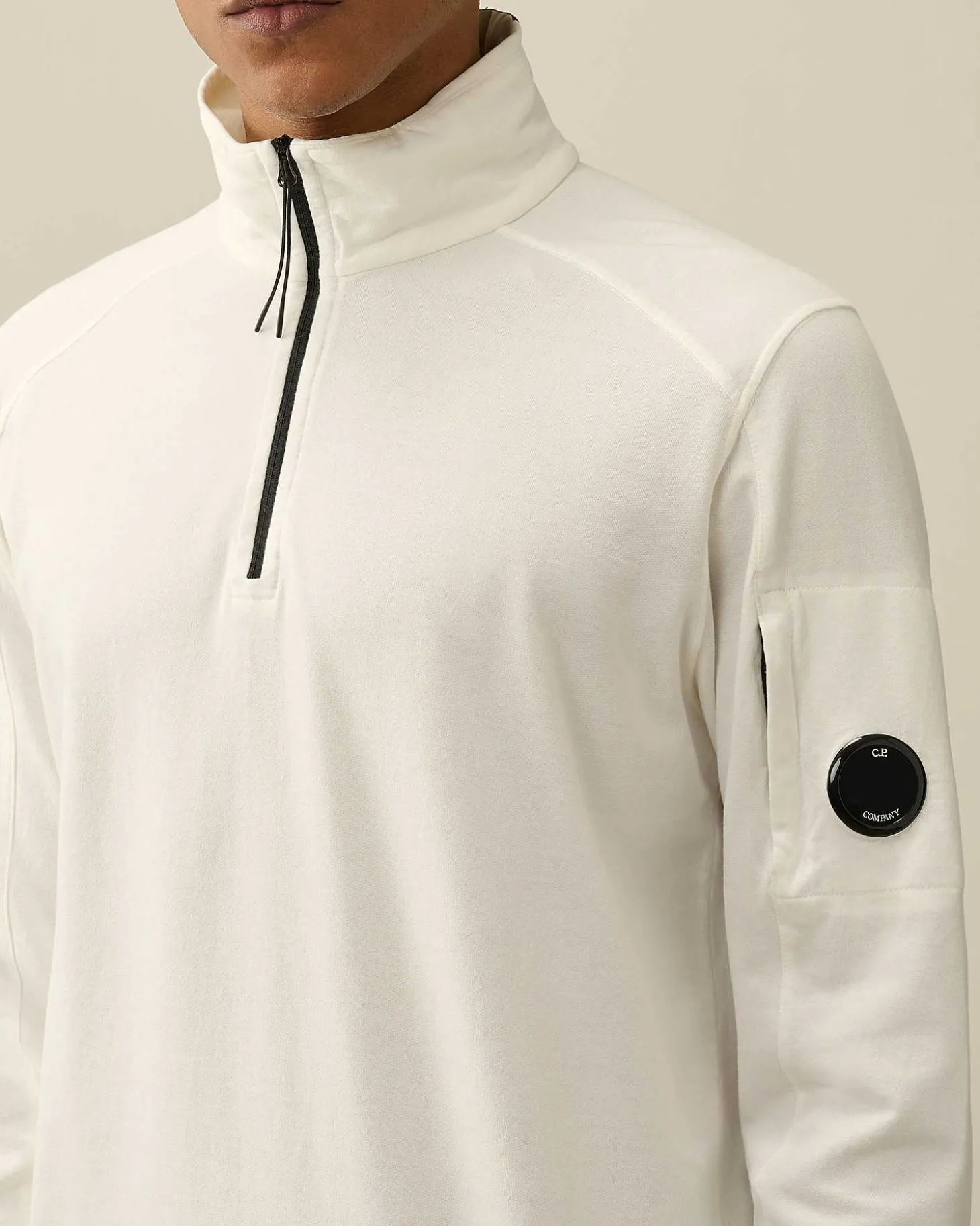 Homme C.P. Company Sweat-Shirts^Light Fleece Zipped Sweatshirt