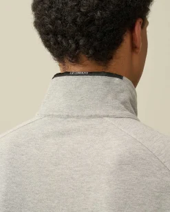 Homme C.P. Company Sweat-Shirts^Light Fleece Zipped Sweatshirt