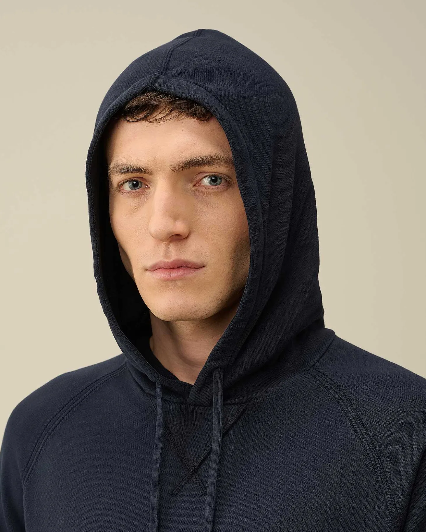 Homme C.P. Company Pulls^Light Terry Knitted Hoodie