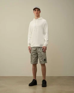 Homme C.P. Company Pulls^Light Terry Knitted Hoodie