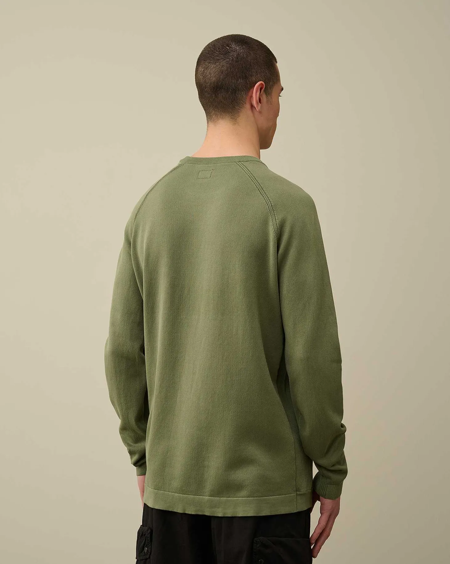 Homme C.P. Company Pulls^Light Terry Knitted Sweatshirt