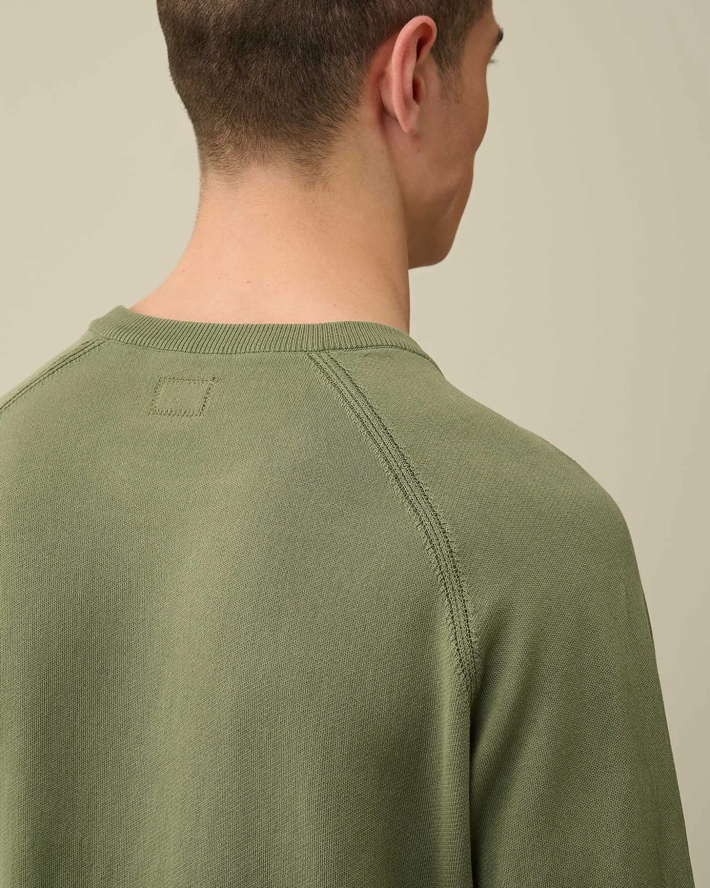 Homme C.P. Company Pulls^Light Terry Knitted Sweatshirt