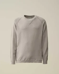 Homme C.P. Company Pulls^Light Terry Knitted Sweatshirt