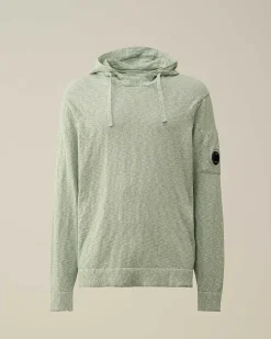 Homme C.P. Company Pulls^Melange Knitwear Hoodie