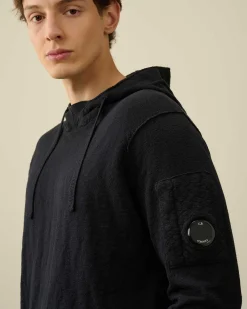 Homme C.P. Company Pulls^Melange Knitwear Hoodie