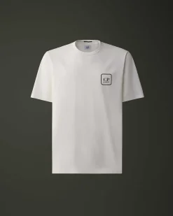 Homme C.P. Company Metropolis Series^Metropolis Series Mercerized Jersey Logo Graphic T-Shirt