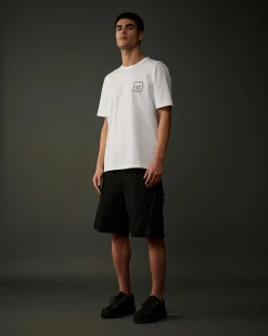Homme C.P. Company Metropolis Series^Metropolis Series Mercerized Jersey Logo Graphic T-Shirt