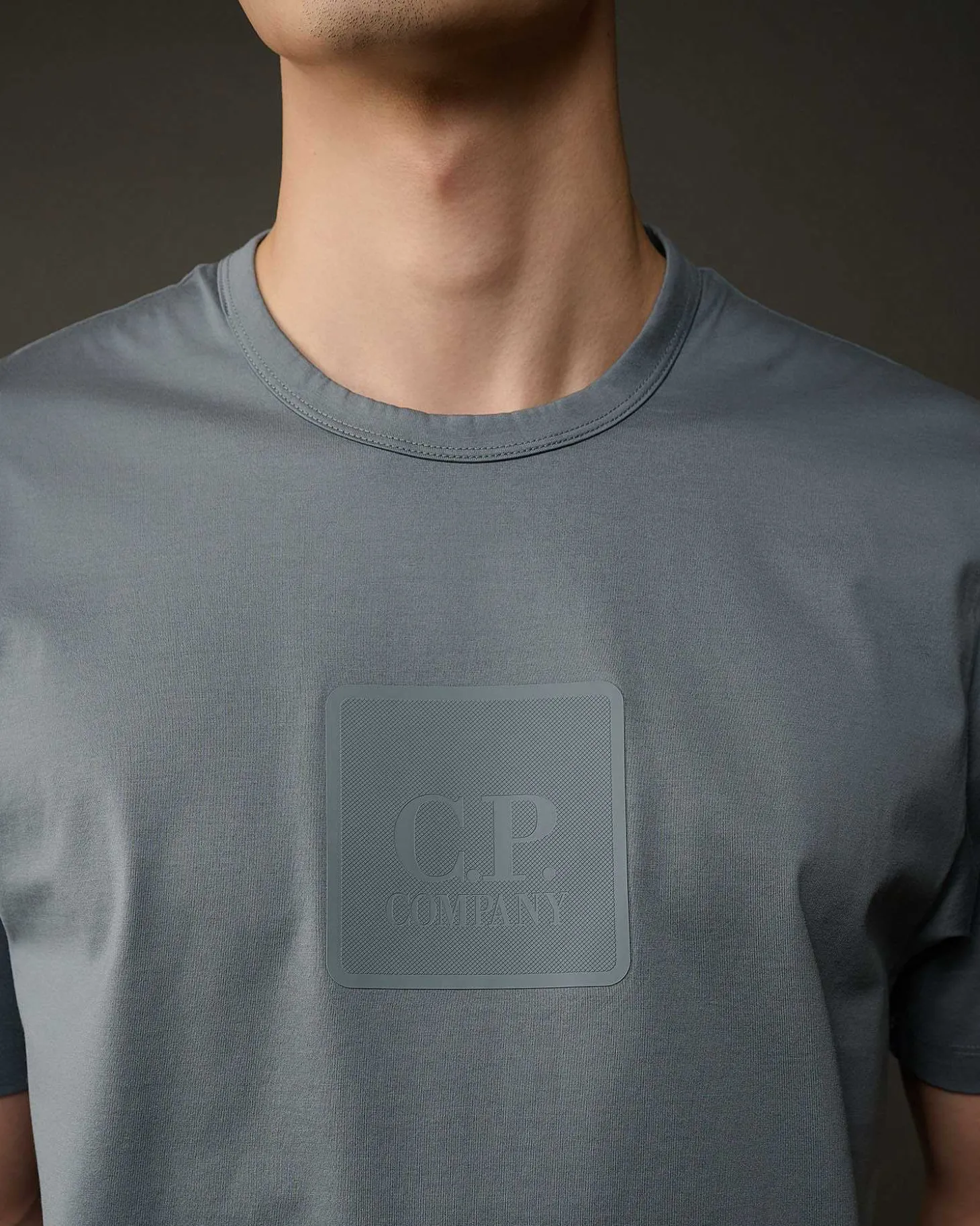 Homme C.P. Company Metropolis Series^Metropolis Series Mercerized Jersey Logo Badge T-Shirt