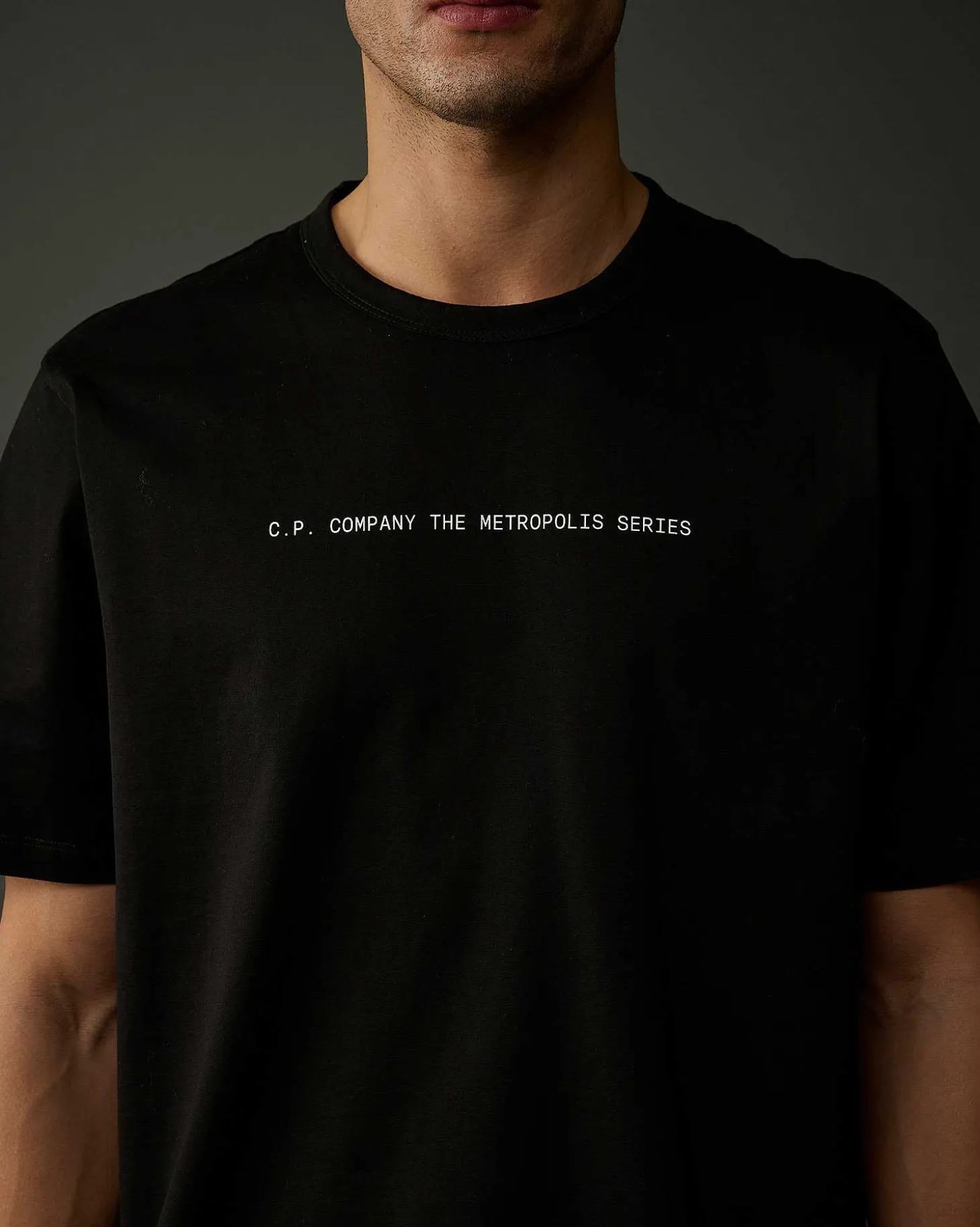 Homme C.P. Company Metropolis Series^Metropolis Series Mercerized Jersey Graphic Face T-Shirt