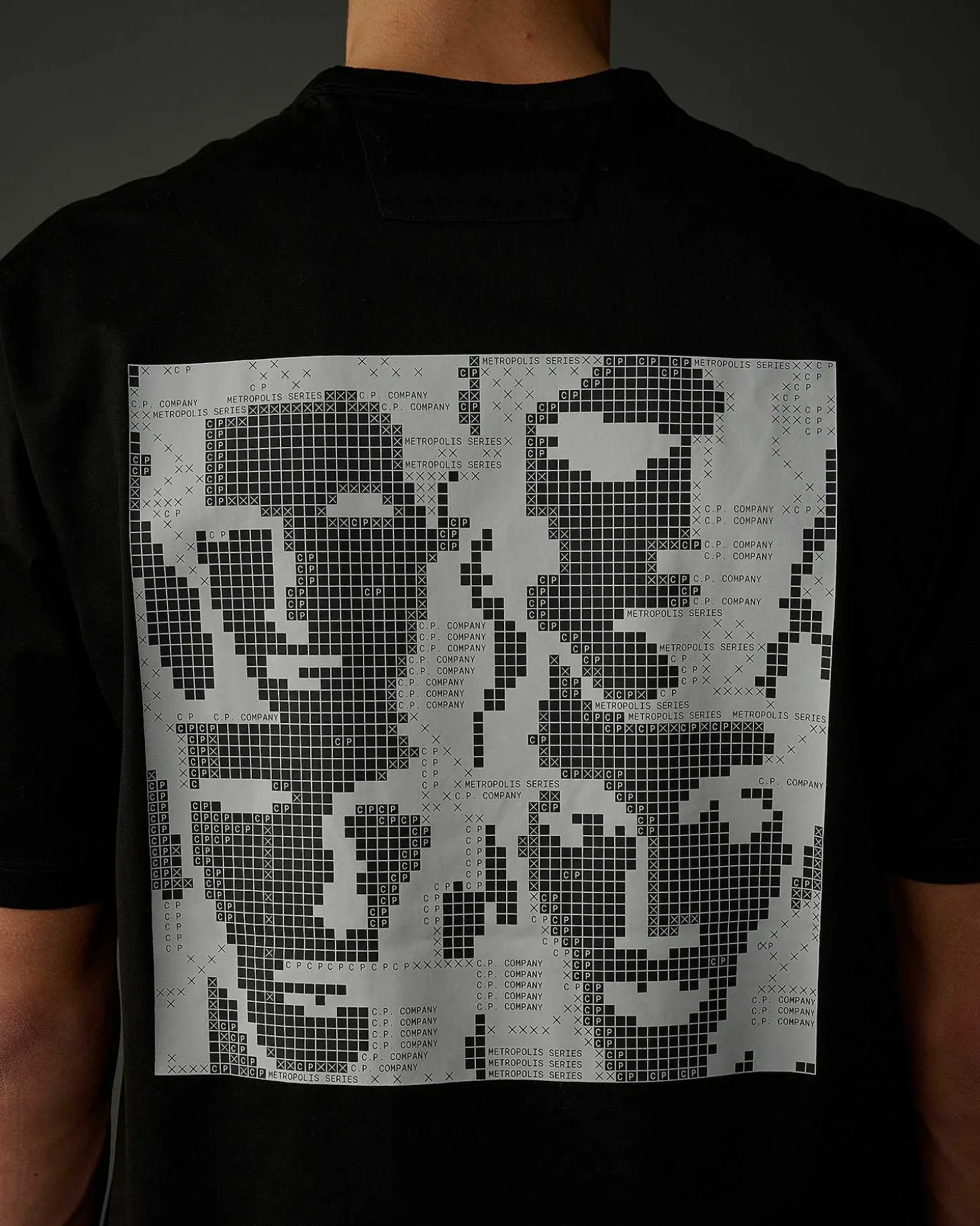 Homme C.P. Company Metropolis Series^Metropolis Series Mercerized Jersey Graphic Face T-Shirt
