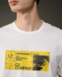 Homme C.P. Company Metropolis Series^Metropolis Series Mercerized Jersey Urban Mobility T-Shirt