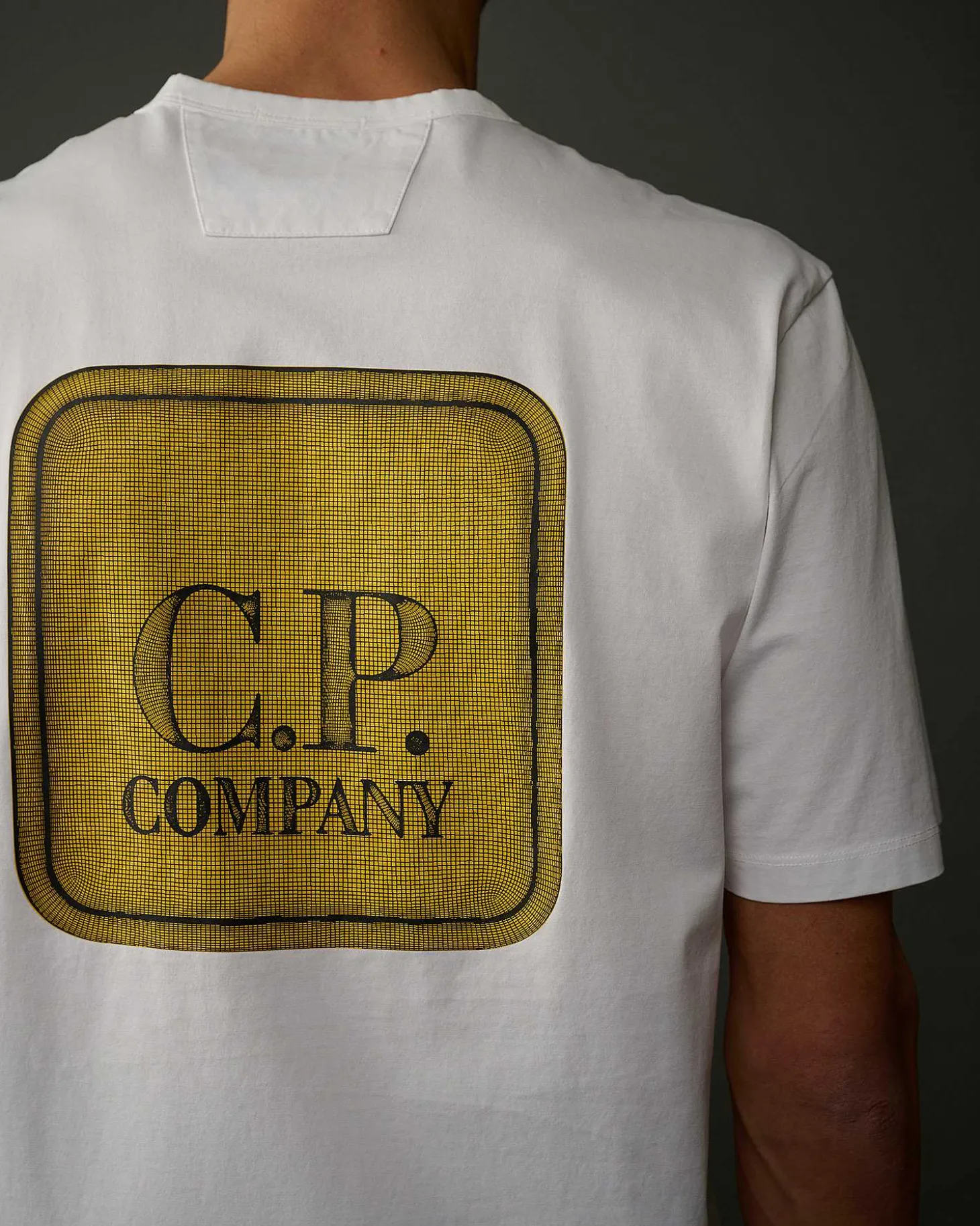 Homme C.P. Company Metropolis Series^Metropolis Series Mercerized Jersey Graphic Badge T-Shirt