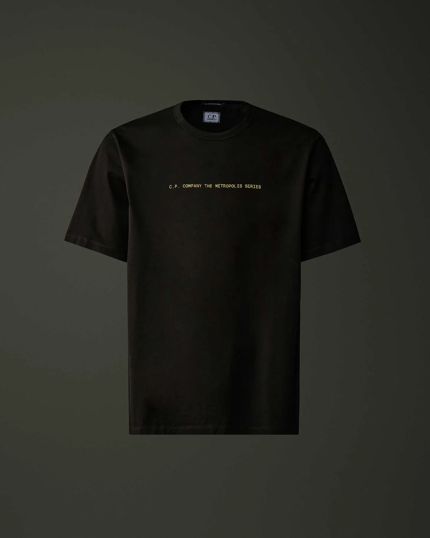 Homme C.P. Company Metropolis Series^Metropolis Series Mercerized Jersey Graphic Badge T-Shirt
