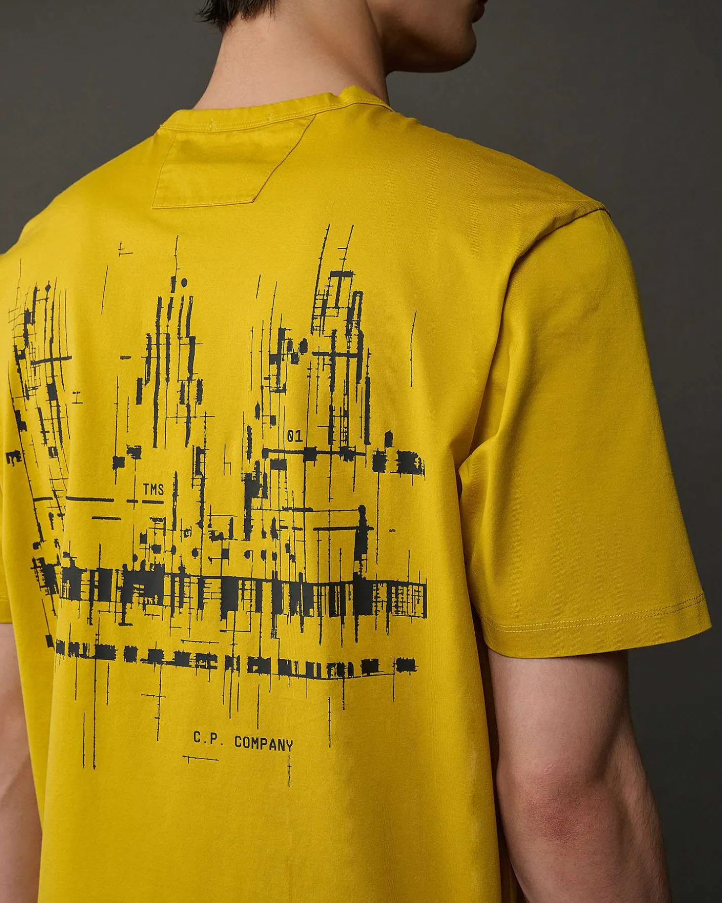Homme C.P. Company Metropolis Series^Metropolis Series Mercerized Jersey Logo Graphic T-Shirt