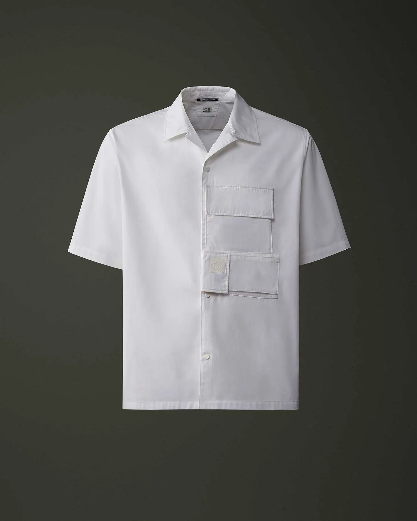 Homme C.P. Company Metropolis Series^Metropolis Series Short Sleeved Gabardine Shirt