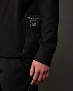 Homme C.P. Company Metropolis Series^Metropolis Series Stretch Fleece Mixed Pocket Sweatshirt
