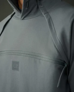 Homme C.P. Company Metropolis Series^Metropolis Series Stretch Fleece Hoodie