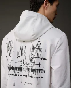 Homme C.P. Company Metropolis Series^Metropolis Series Stretch Fleece Graphic Hoodie