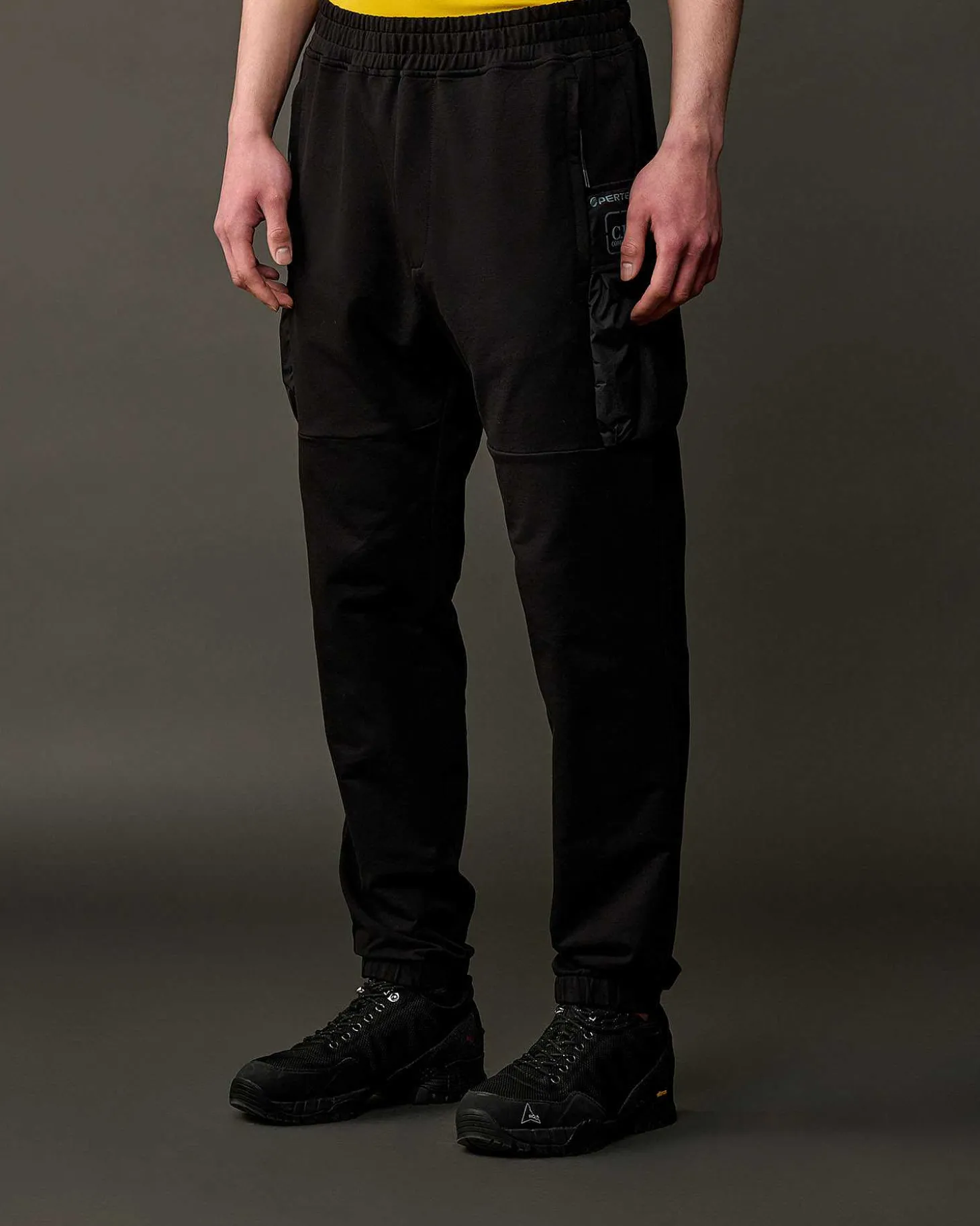 Homme C.P. Company Metropolis Series^Metropolis Series Stretch Fleece Mixed Cargo Sweatpants