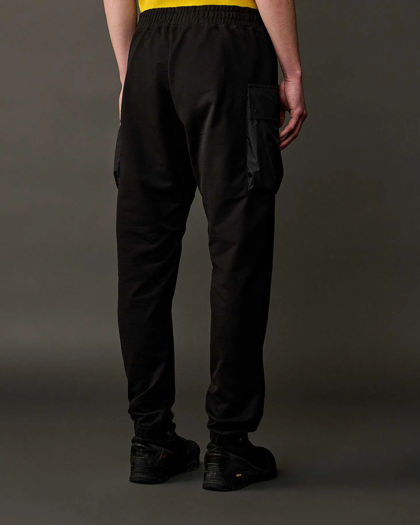 Homme C.P. Company Metropolis Series^Metropolis Series Stretch Fleece Mixed Cargo Sweatpants